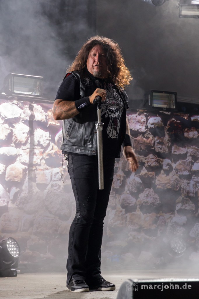 LORELEY, GERMANY - June, 20th 2013 - Testament at the Metalfest Open Air Germany - Chuck Billy, Vocals 